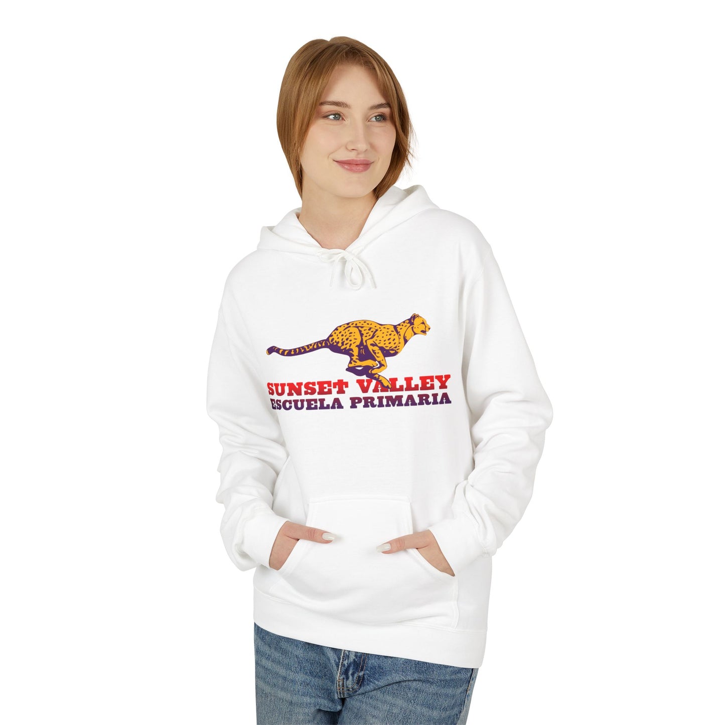 Adult midweight fleece hoodie