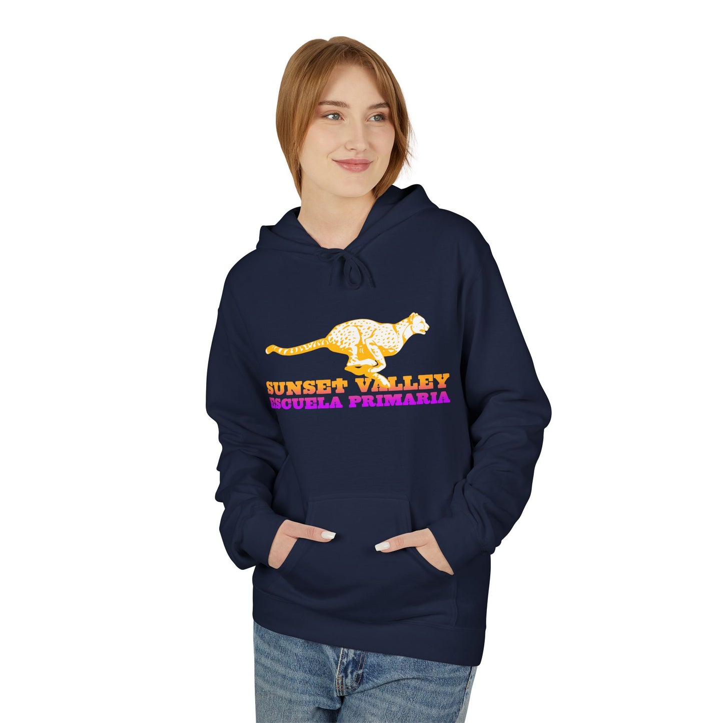 Adult midweight fleece hoodie