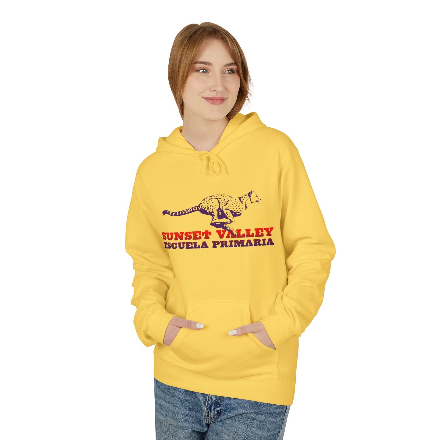 Adult midweight fleece hoodie