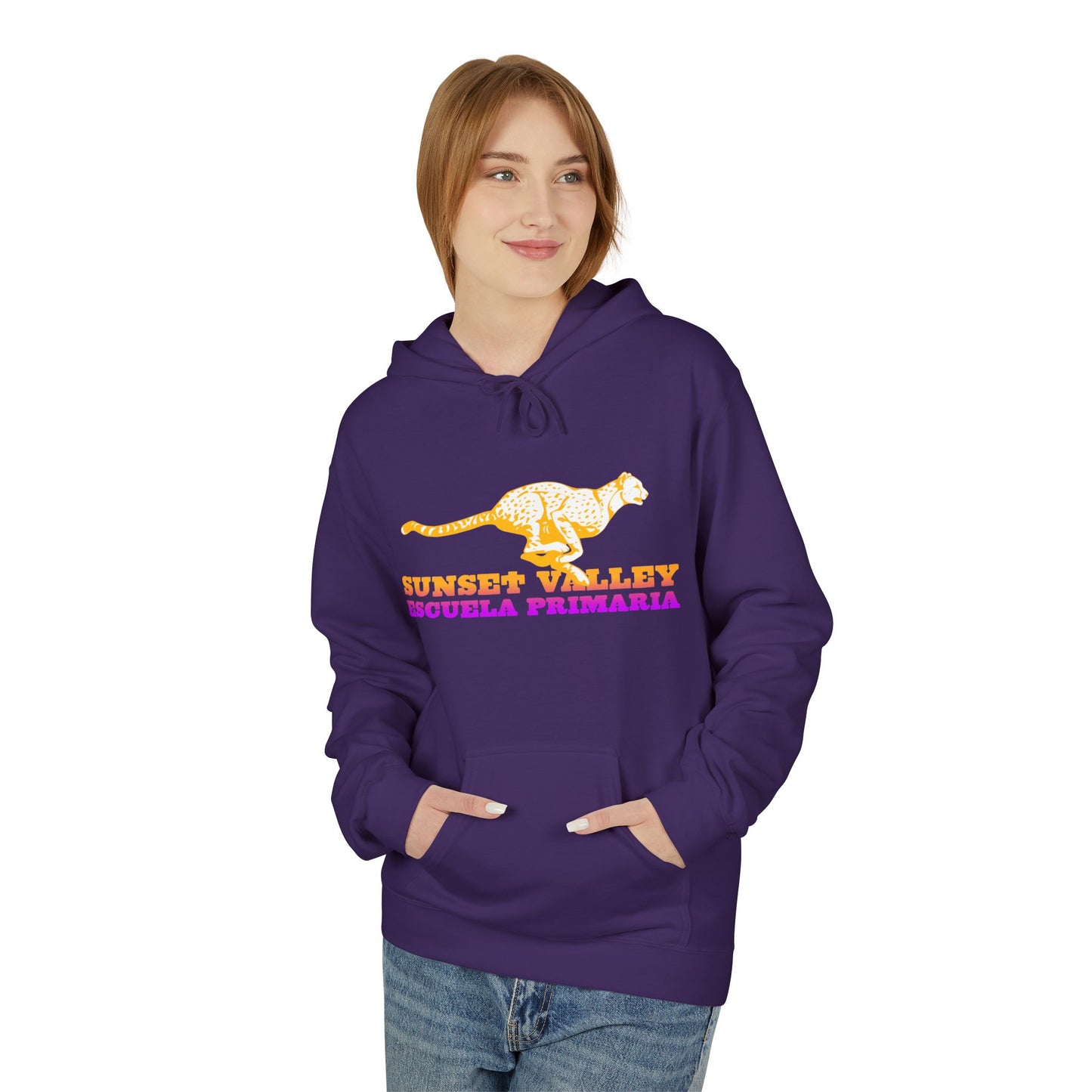Adult midweight fleece hoodie