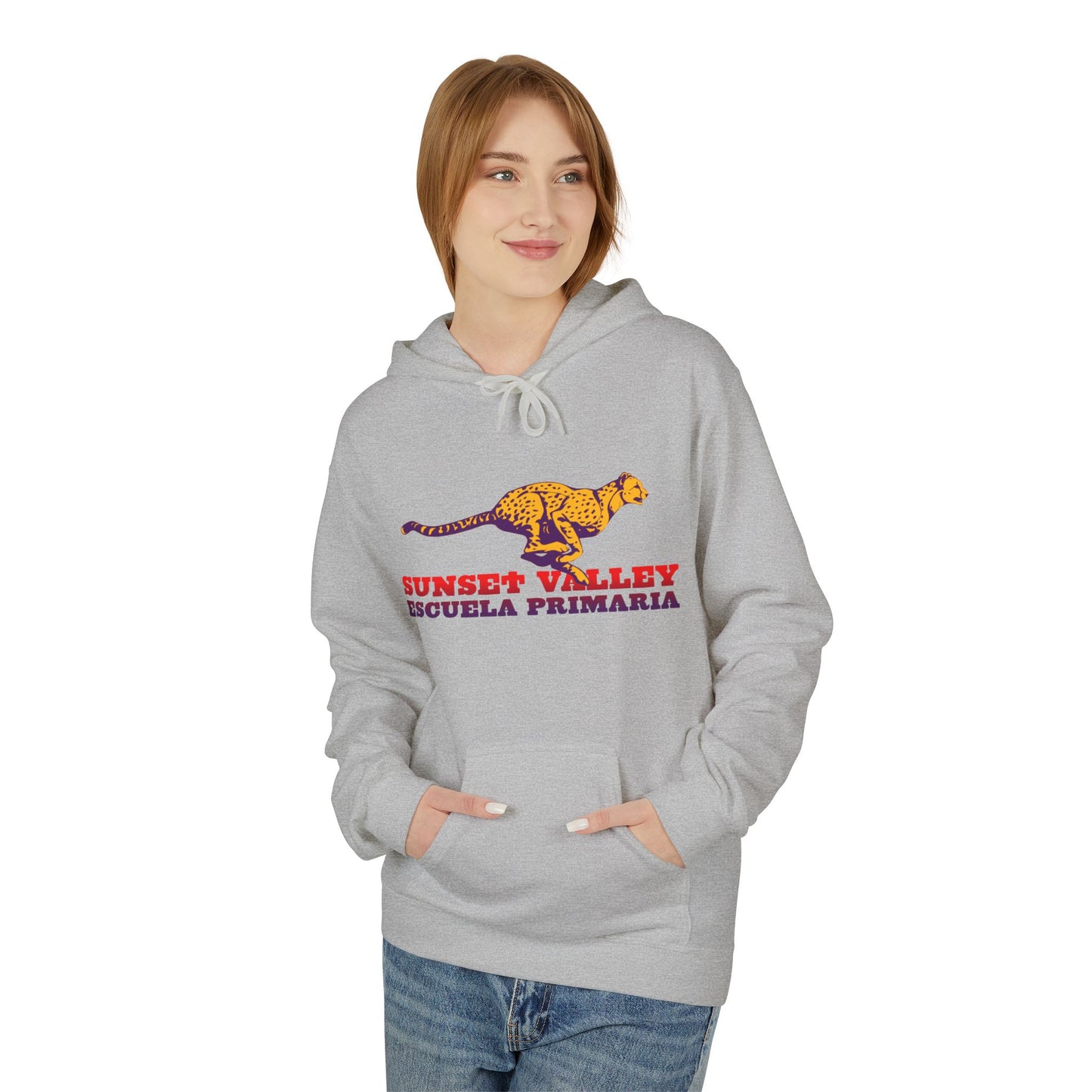 Adult midweight fleece hoodie