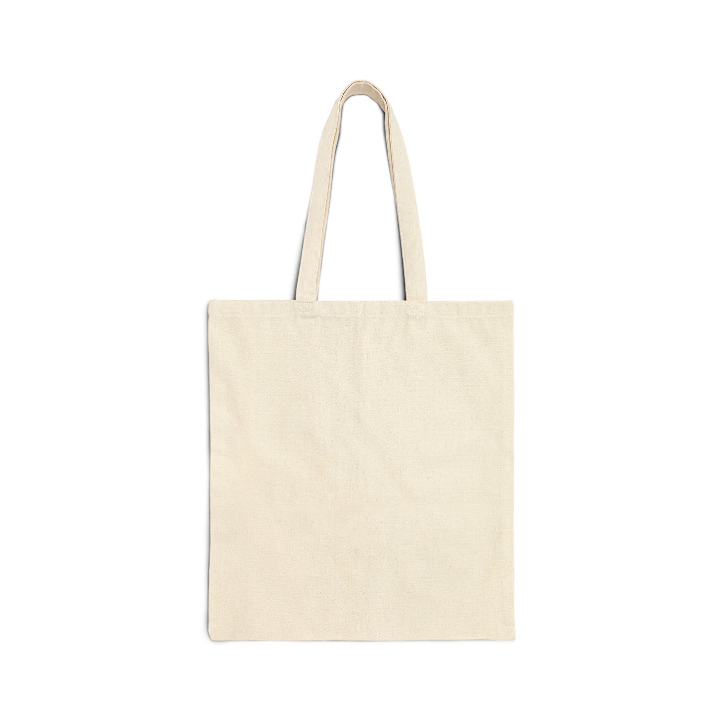 Floral cotton canvas tote bag