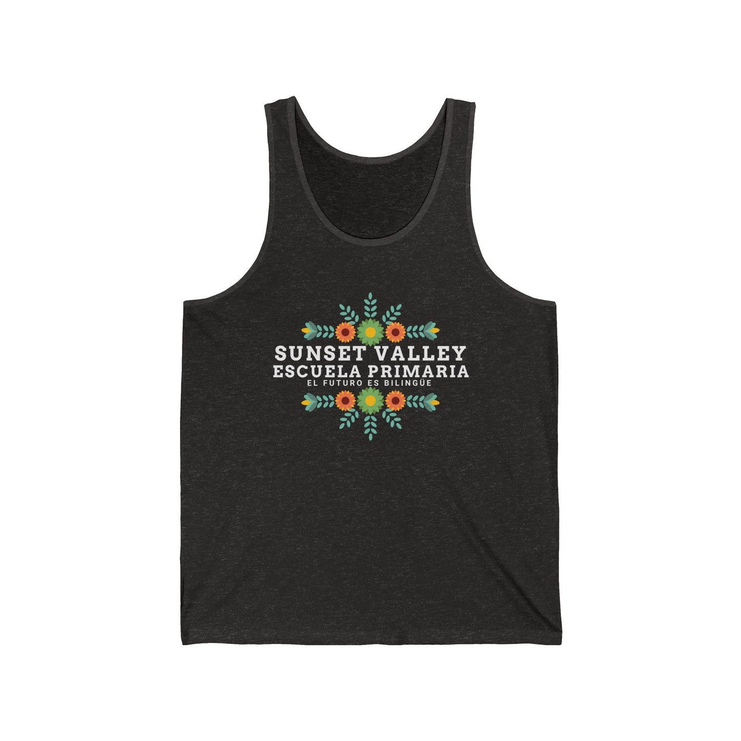Adult Floral jersey tank top